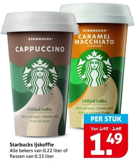 Aanbieding: Starbucks ijskoffie