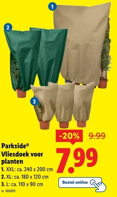 Aanbieding: Vliesdoek voor planten