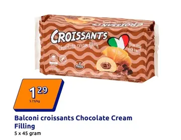 Aanbieding: Balconi croissants Chocolate Cream Filling