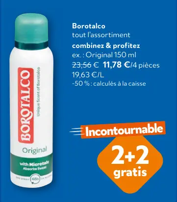 Offre: Borotalco Original