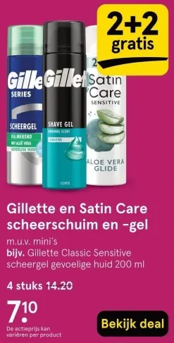 Aanbieding: Scheerschuim en -gel