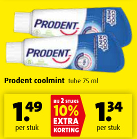 Aanbieding: Prodent coolmint