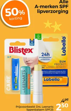 Aanbieding: Alle A-merken SPF lipverzorging