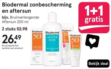 Aanbieding: Zonbescherming en aftersun