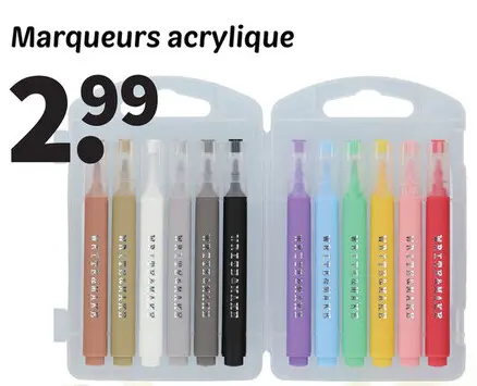 Offre: Marqueurs acrylique
