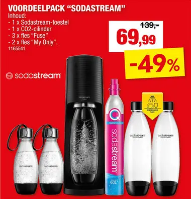Promotie: Voordeelpack "sodastream"