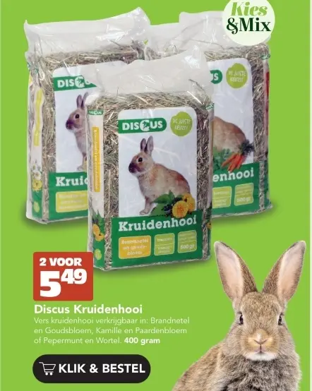 Aanbieding: Discus Kruidenhooi