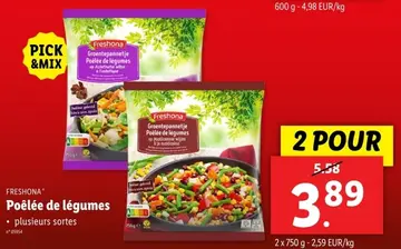 Offre: Poêlée de légumes