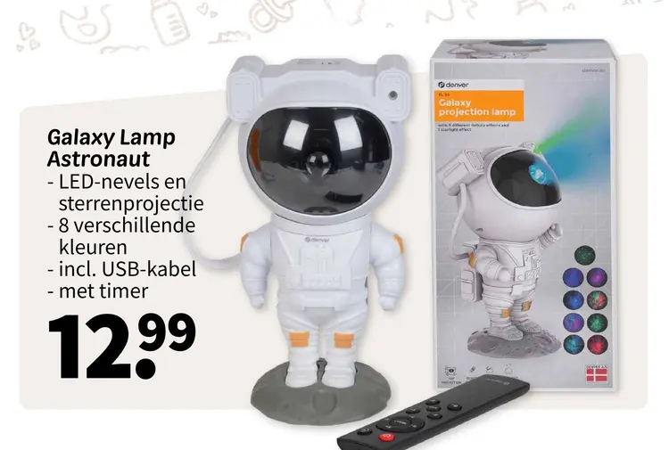 Aanbieding: Galaxy Lamp Astronaut