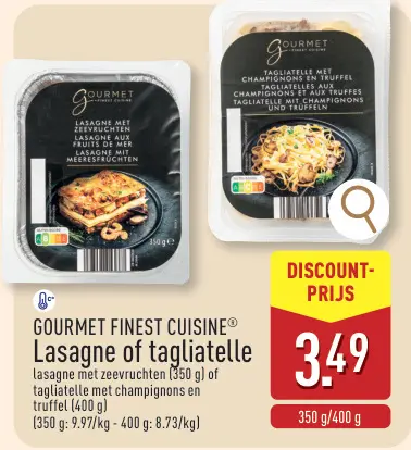 Promotie: Lasagne of tagliatelle