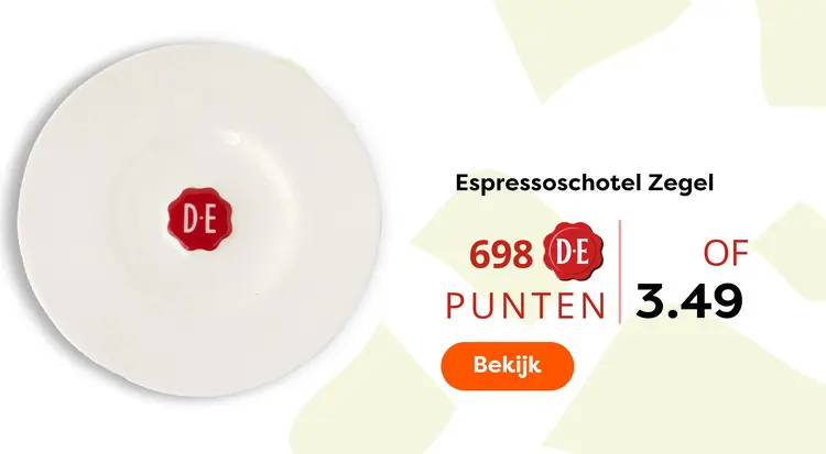 Aanbieding: Espressoschotel Zegel