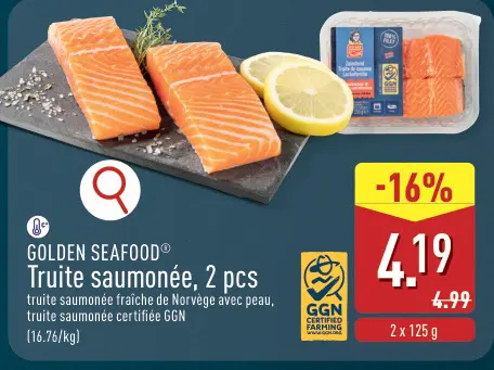 Offre: Truite saumonée