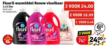 Aanbieding: Wasmiddel Renew vloeibaar