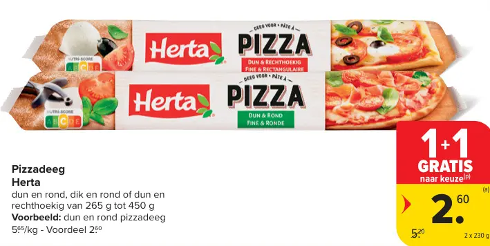 Promotie: Pizzadeeg