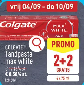 Promotie: Tandpasta max white