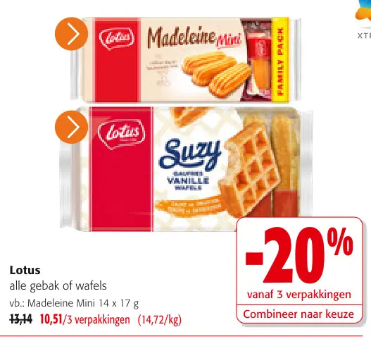 Promotie: Alle gebak of wafels