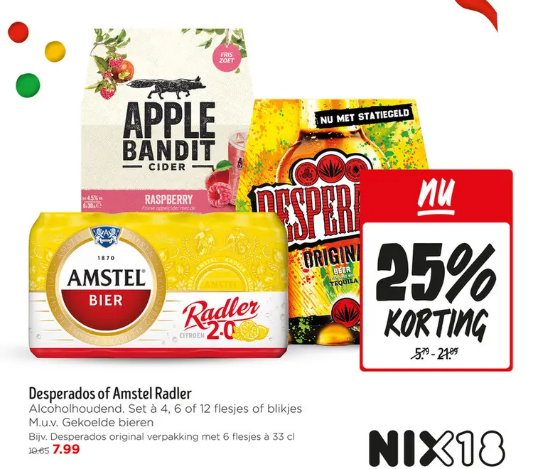 Aanbieding: Desperados of Amstel Radler
