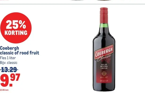 Aanbieding: Coebergh classic of rood fruit