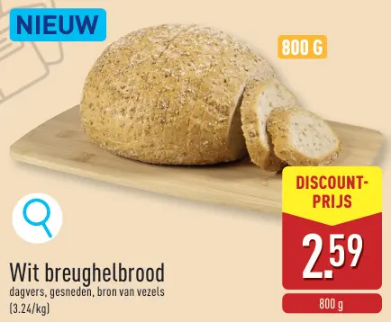 Promotie: Wit breughelbrood
