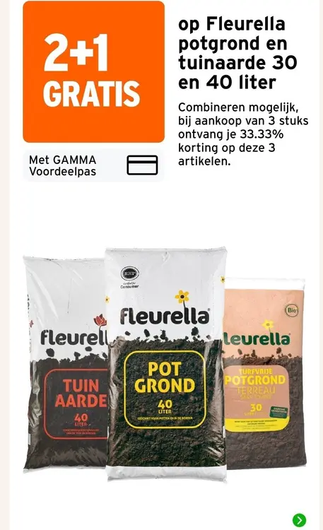 Aanbieding: Fleurella potgrond en tuinaarde