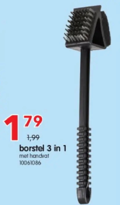 Promotie: borstel 3 in 1