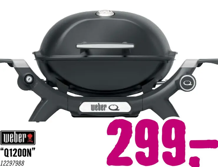 Aanbieding: WEBER Gasbarbecue Q1200N