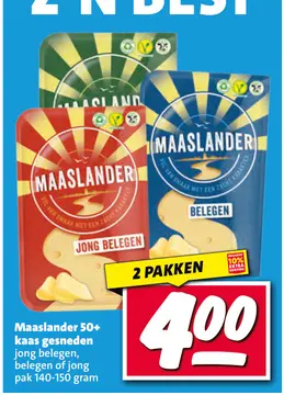 Aanbieding: Maaslander 50+ kaas gesneden
