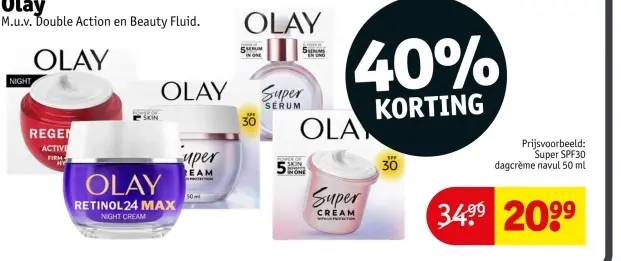 Aanbieding: Olay Super SPF30 dagcrème navul