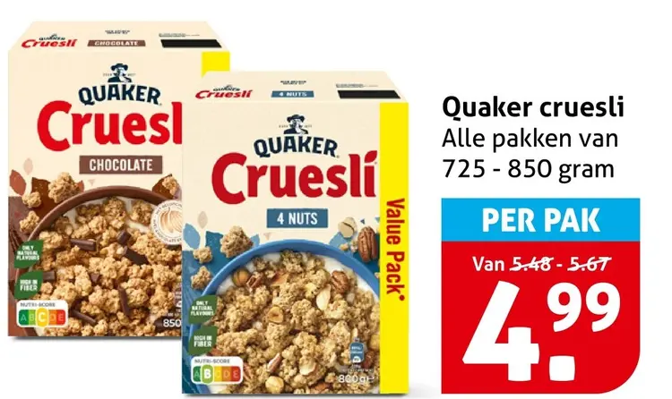 Aanbieding: Cruesli