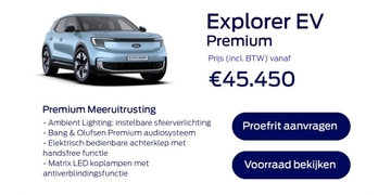 Aanbieding: Explorer EV Premium