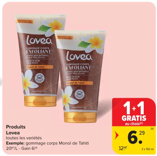 Offre: Produits Lovea