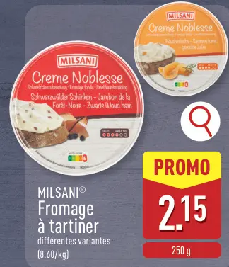 Offre: Fromage à tartiner