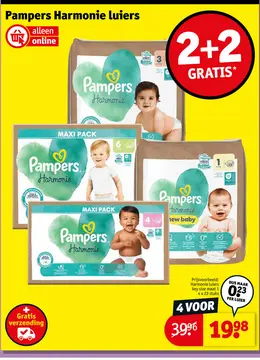 Aanbieding: Pampers Harmonie luiers