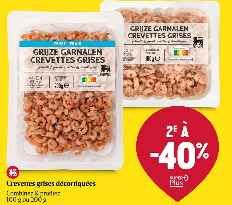 Offre: Crevettes grises | Décortiquées