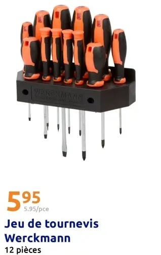 Offre: Jeu de tournevis