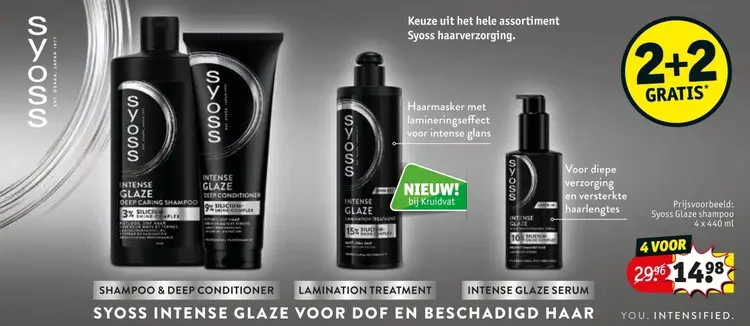 Aanbieding: Het hele assortiment Syoss haarverzorging