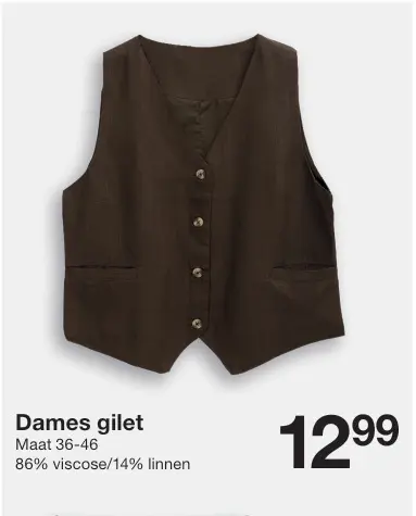 Promotie: Dames gilet