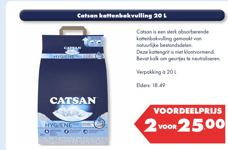 Aanbieding: kattenbakvulling