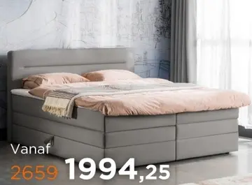 Aanbieding: Opbergboxspring Hamburg met klep