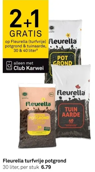 Aanbieding: Fleurella turfvrije potgrond
