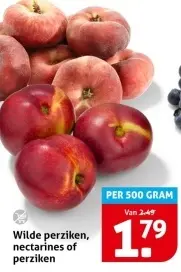 Aanbieding: Wilde perziken, nectarines of perziken