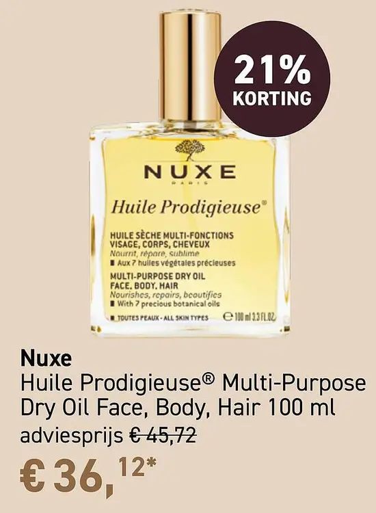 Aanbieding: Huile Prodigieuse® Multi-Purpose Dry Oil Face
