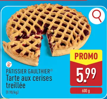 Offre: Tarte aux cerises treillée
