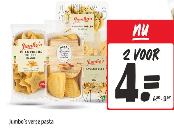 Aanbieding: Verse pasta