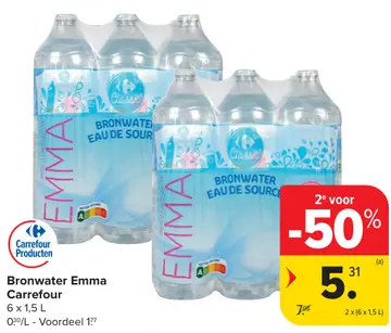 Aanbieding: Bronwater Emma