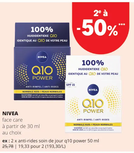 Offre: face care