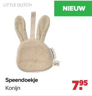 Aanbieding: Speendoekje Konijn