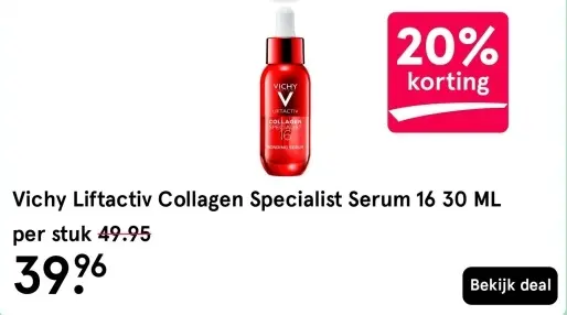 Aanbieding: Vichy Liftactiv Collagen Specialist Serum