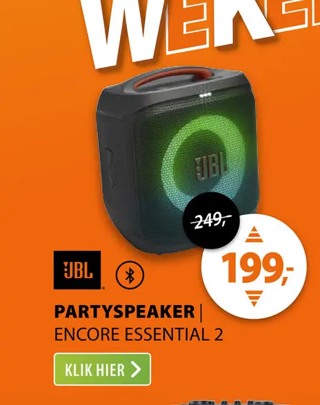 Aanbieding: JBL Encore Essential 2 Zwart