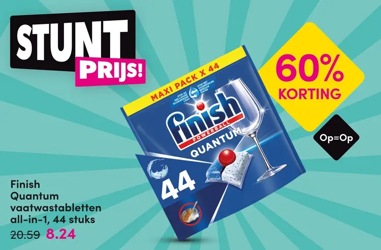 Aanbieding: Quantum vaatwastabletten all-in-1